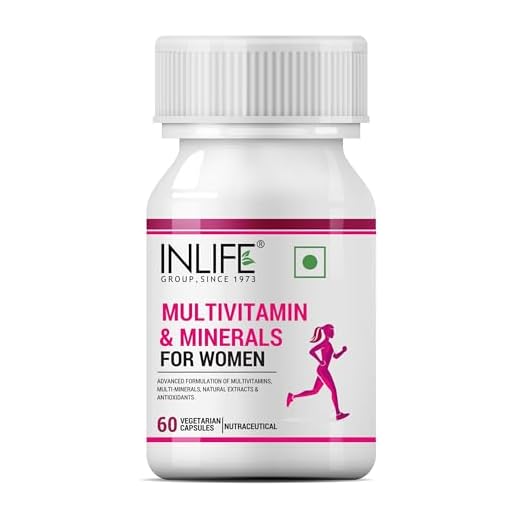 Inlife Multivitamins & Minerals Antioxidants Formula Vitamins Supplement For Women - 60 Capsules