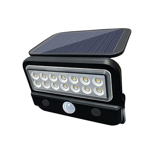 Gran angular sensor de movimiento lámpara de inundación solar para el paisaje