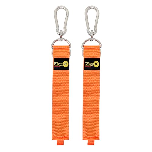 Correas de mosquetón Wrap-It para ordenar el garaje, trastero y furgoneta de camping