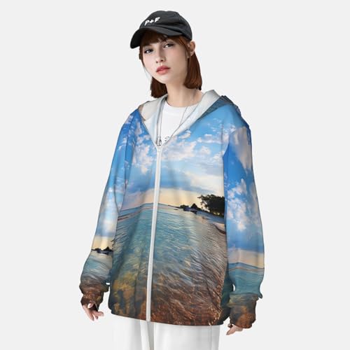 Chaqueta de protección solar para hombre y mujer miniatura 4