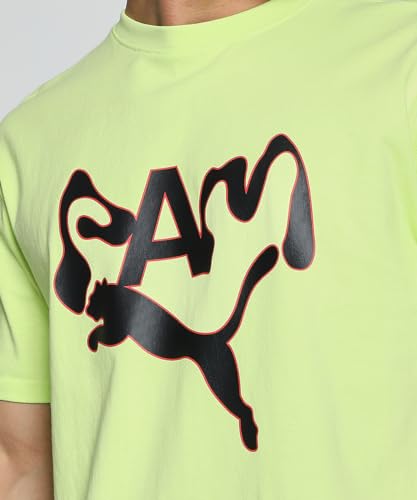 Image of Puma Unisex-Adult Graphic Print Oversized Fit T-Shirt