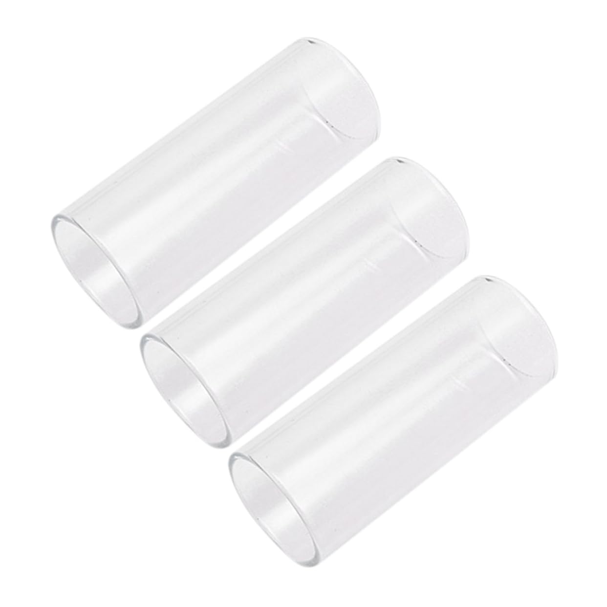 HEMOTON Guitar Slide Tone Glass Guitar Slides Medium Bottleneck Heat Treated for Smooth Gliding