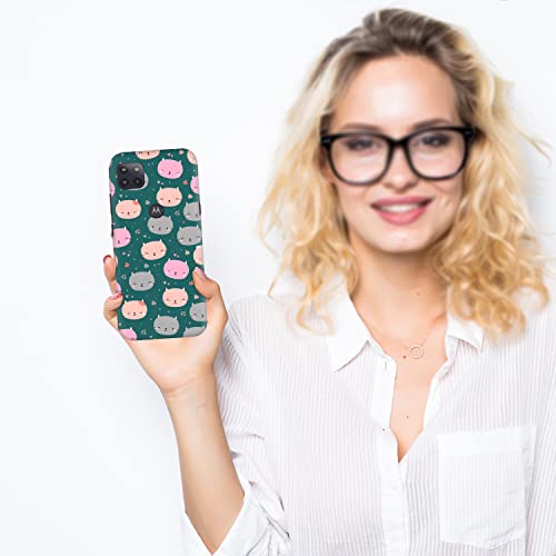 Glisten - Motorola One 5G Ace Case, Moto G 5G / Moto One 5G Uw Ace Case - Cat Emoji Pattern Design Printed Slim Plastic Protective Back Phone Case/Cover For Moto One 5G Ace/Moto G 5G 2021. #TOP1