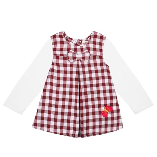Image of Full-Sleeves Checkered sress for Girls