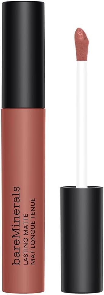 Lápiz labial líquido mate duradero Mineralist para mujer, acabado mate aterciopelado, uso durante todo el día, fórmula ingrávida, que no se seca, lápiz labial sin talco