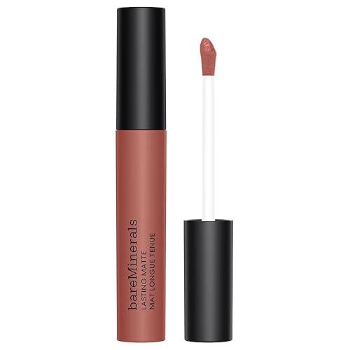 bareMinerals Mineralist - Lápiz labial líquido mate duradero para mujer, acabado mate aterciopelado, uso durante todo el día, fórmula ligera, no
