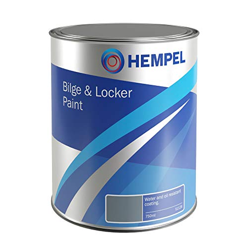 Hempel Bilge & Locker - Mid Grey - 750ml - Boat Paint for Bilge & Lockers