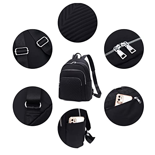 Bmvmb Women Backpack Nylon Shoulder Bag Casual Lightweight Backpacks Rucksack Daypack For Women #TOP5