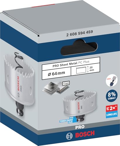 Bosch 1x PRO Sheet Metal PC Plus Lochsäge, 64 mm – Ansicht 2