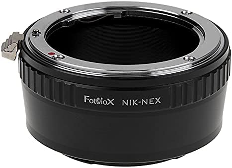Fotodiox Lens Mount Adapter - Nikon Lens to Sony NEX E-Series Camera fits Sony NEX-3, NEX-5, NEX-5N, NEX-7 and Sony Video Camcorder NEX-VG-10 VG10