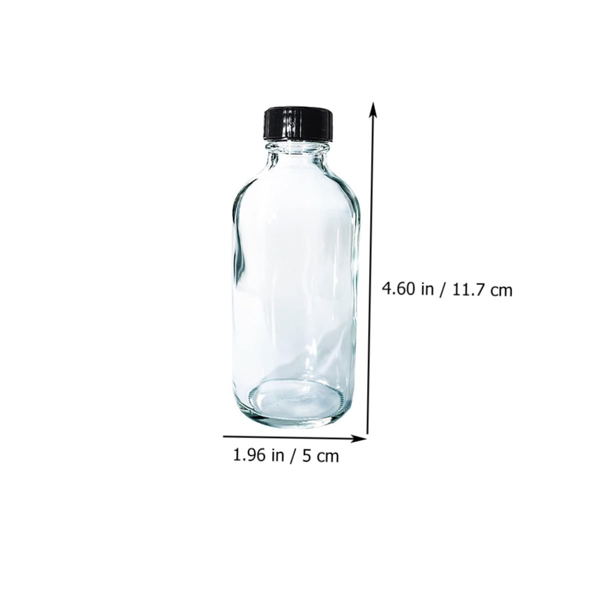 Flacon de Réactif en Verre 120ml, Lot de 12 Flacons de Laboratoire