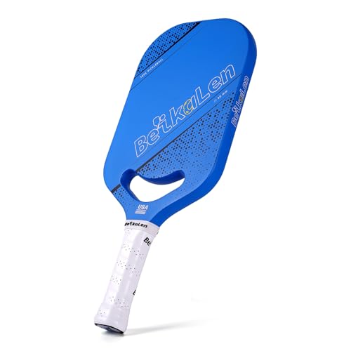 BKL BeikaLen USAPA Carbon Fiber Pickleball Paddle | T700 Carbon Friction Surface Pickleball Paddle | 20mm Honeycomb Core | The Pickle Ball Paddle Designed for Unmatched Control and Added Power D-Blue