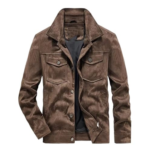 Manteau de travail homme slim veste britannique mi-saison café vintage