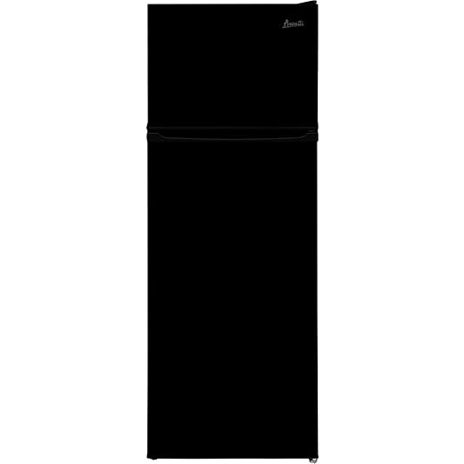 Avanti RA75V1B Apartment Refrigerator Freestanding Slim Design Full Fridge with Top Freezer for Condo, House, Small Kitchen Use, 7.4 cu.ft, Black