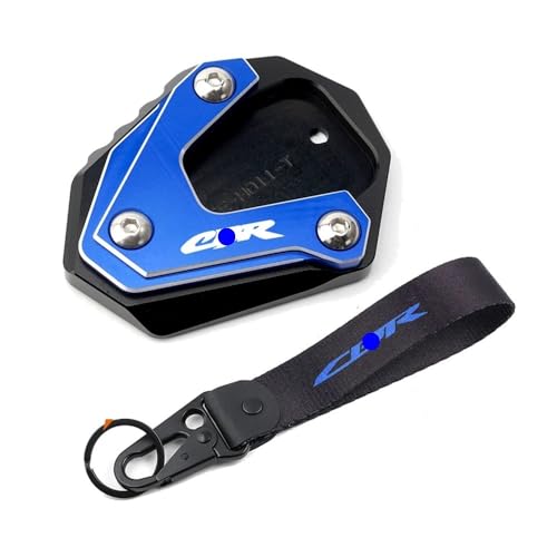 Extension béquille latérale CB500X CB650R et CBR650R support moto bleu