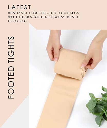 Panda Bros Womens Opaque Warm Fleece Lined Tights Warm Winter Thermal Tights4