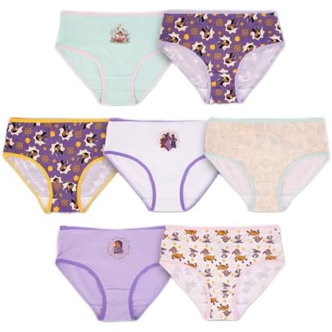 Disney Girls' Wish 7-Pack Underwear Cover