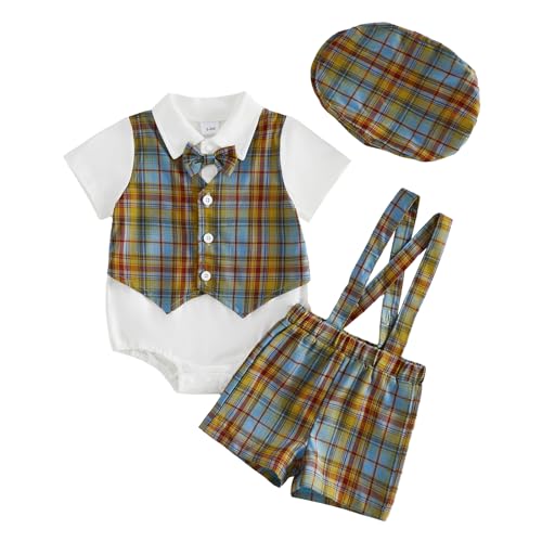 Ensemble bébé garçon mariage de 3 pièces le cadeau idéal pour baptême et fêtes