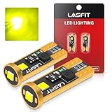 LASFIT194 LED Bulb, Extremely Bright T10 168 2825 W5W Wedge 3030 Chipsets 400 Lumens, Error Free for Car Interior Dome Map Door Courtesy Lights, Golden Yellow，12-24V