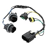 HZ-MONSTAR Headlight Wiring Harness Compatible with 2007-2014 Chevy Silverado 1500 2500HD 3500HD 2007 2013 Silverado 3500 Front Lamp Socket Wire Headlamp Harness Replace 15841609 25962806 645-745