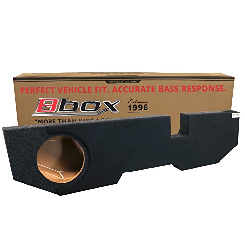 Bbox Single 10 Inch Subwoofer Sealed Enclosure - Fits 2002-2018 Dodge Ram Quad Cab - Carpeted Car Subwoofer Boxes & Enclosures - Subwoofer Box Improves Audio Quality, Sound And Bass - Charcoal #TOP29