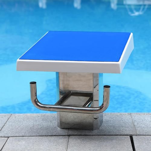 Equipo de Buceo para Piscinas, Trampolines Antideslizantes de Alta Resistencia para encimera, trampolín de Piscina de Alta Resistencia con Base de Acero Inoxidable, para Piscinas privadas/es