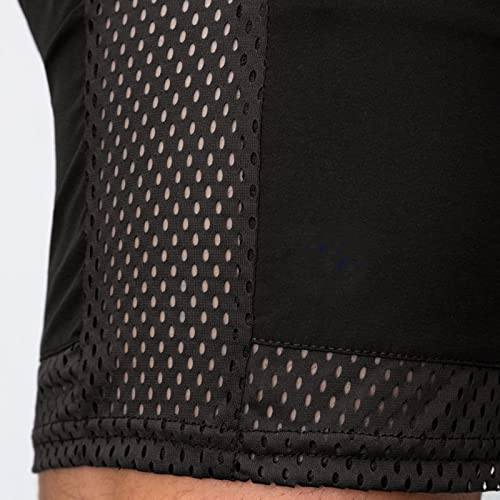 Mens Zomer Sneldrogende Mode Elastische Mesh Eenvoudige Strand Effen Kleur Casual Shorts Broek Trekkoord Basketbal Shorts Huis Slaapkamer - Afbeelding 5