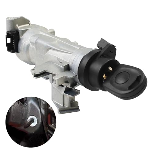 MaxAwe Ignition Lock Switch Barrel Starter with Key for VW Golf MK5 MK6 Touran for Audi A3 8P for Skoda for Seat 1K0905851B 1K0905851A 1K0905851 30936044
