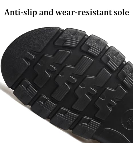 Mens Athletic Sandals Open Toe Outdoor Non-slip Leather Hiking Walking Trekking Fisherman Sandals Sport Casual Waterproof Beach Shoes4