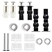 OSALADI 1 Set Toilet Seat Screw 304 Stainless Steel Hinge Expand
