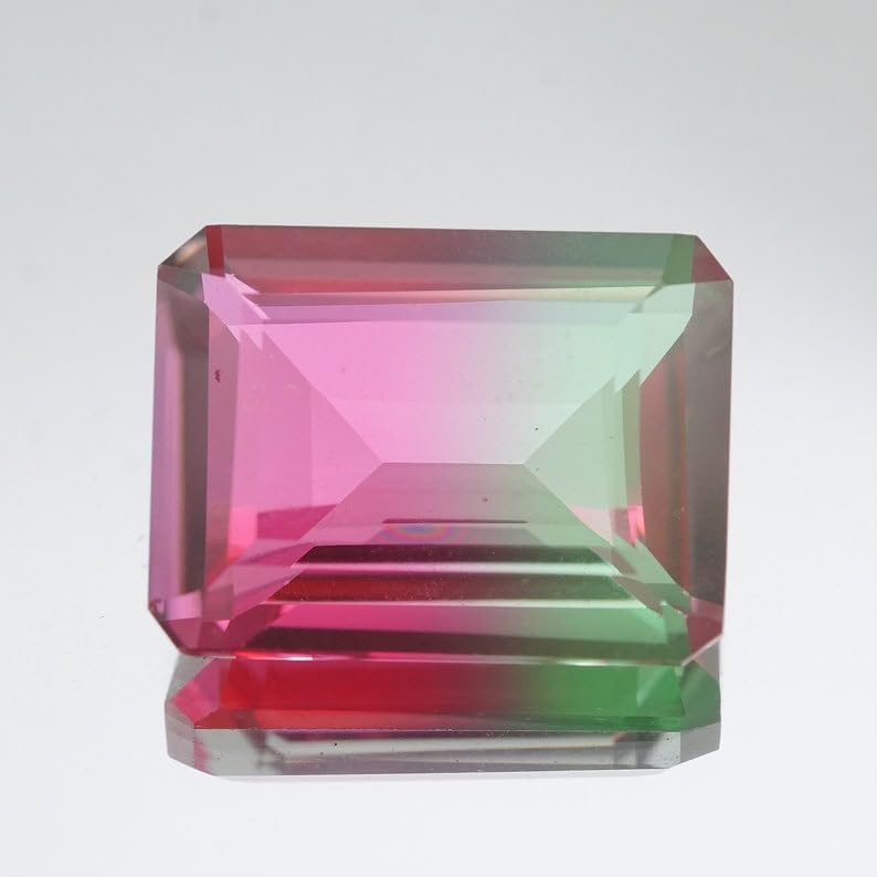 Tourmaline pour fabrication de bijoux bague pendentif collier rectangle - 2