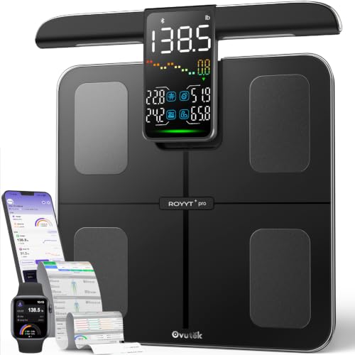 Ovutek Smart Scale for Body Weight: 8-Electrode 57 Metrics BMI Body Fat
