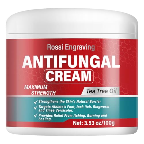 Antifungal Cream - 100g Soothing Cream for Athlete's Foot, Jock Itch Relief - Soothes Itchy, Irritated Skin for Body & Feet