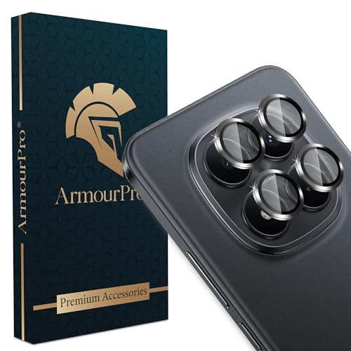 Image of ArmourPro Camera Lens Protector for Redmi Note 15 Pro Plus (6.83 Inches) Tough HD Individual Aluminum Alloy Rings 9H Camera Cover, Scratch-Resistant,Camera Lens Protection| Black, 1 Pack