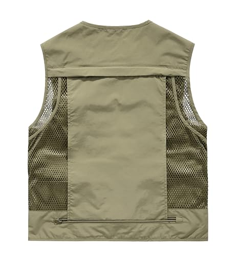 Men's Outdoor Fishing Work Safari Travel Photo Cargo Vest Outdoor Fishing Vest2