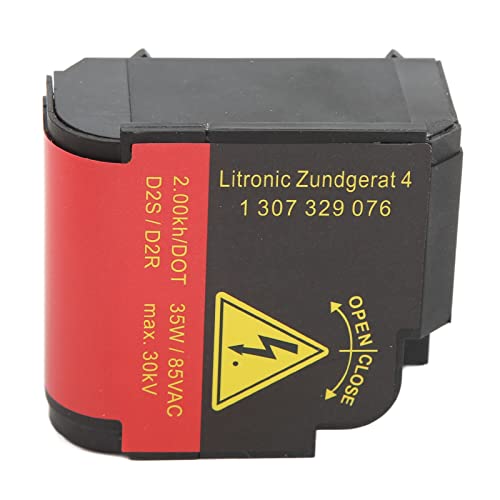 Akozon Scheinwerferzünder,-HID-Scheinwerfer-Zündervorschaltgerät D2S D2R Lampenfassung 1307329076 Ersatz für R50 R52 R53 2004-2007