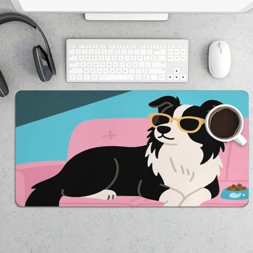 Desk Pad Protector 24x12 Inch Extended Dogs Funny Pets
