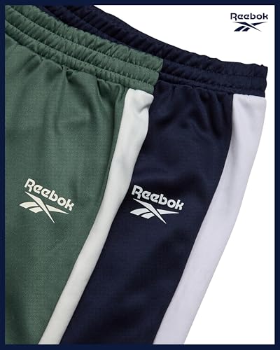 Reebok Toddler Boys Jogger Pants - 2 Pack Athletic Tricot Fleece Joggers for Boys - Football Baseball Track Pants w/Pockets4