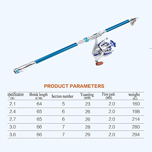 DHCZZRS774 Angelrute Sea Rod Set vollen Satz von Super Hard Seerod Wurf Rod Rod Long Shot Rod Wurfwurf Rod Wurf Rod… – Bild 3