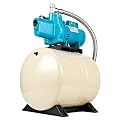 Little Giant LGS-75/LG14AH Dual Voltage (115/230V) 3/4 HP Shallow Well Jet Pump/Tank Combo 16 GPM Cast Iron Pump with 14 Gallon Pressure Tank, Blue/White, 558932