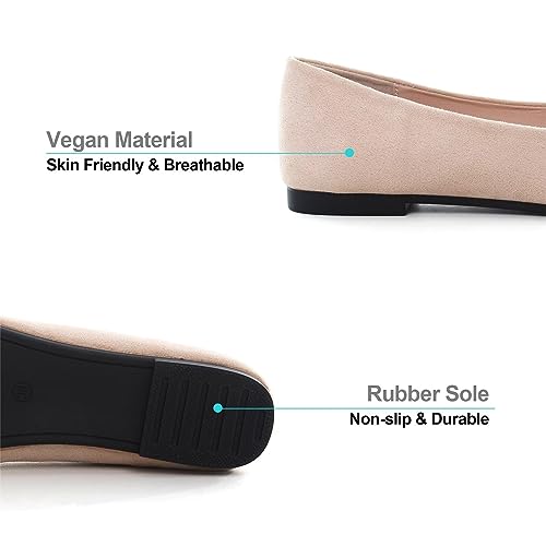 Hee grand Women's Slip on Retro Plaid Bow Ballet Flats Pointed Toe Dress Shoes4