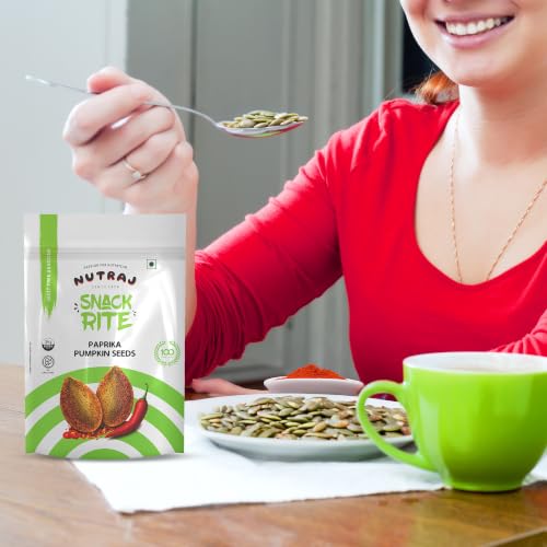 Image of Nutraj Snackrite Paprika Pumpkin Seeds 150 g Pouch