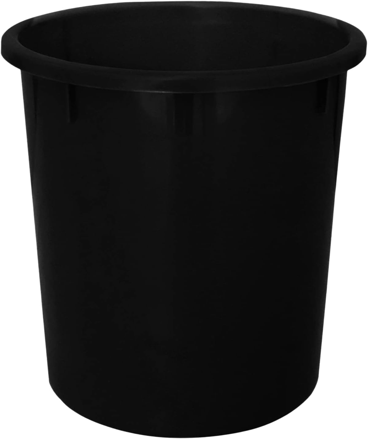 Kuber Industries 5Ltr Plastic Open Dustbin Without Lid | Garbage Bin/Trash Can For Home, Kitchen, Office (Black)