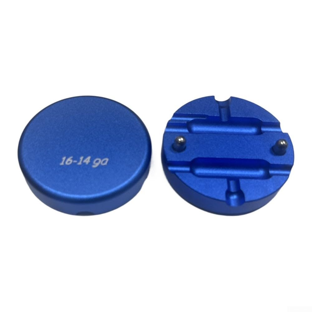 Conector de cable resistente al agua IP68 de aluminio Dual Cavity para cable subterráneo 16-14 AWG resistente a la intemperie manguito de conexión para jardín robot cortacésped (dorado, azul y rojo)