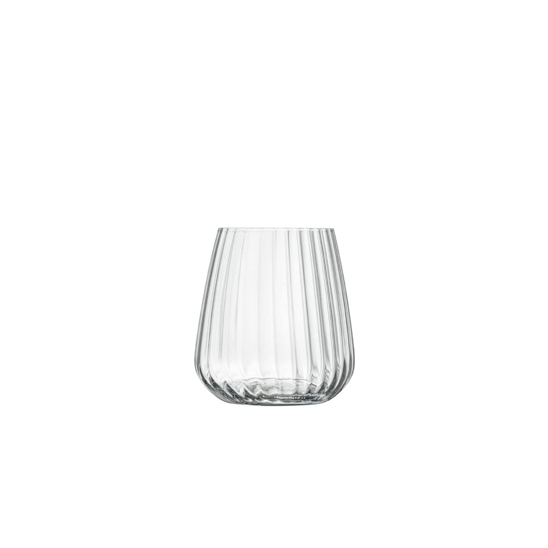 Luigi Bormioli Old Fashioned Glasses 450ml x 4: Crystal Glassware, Dishwasher Safe