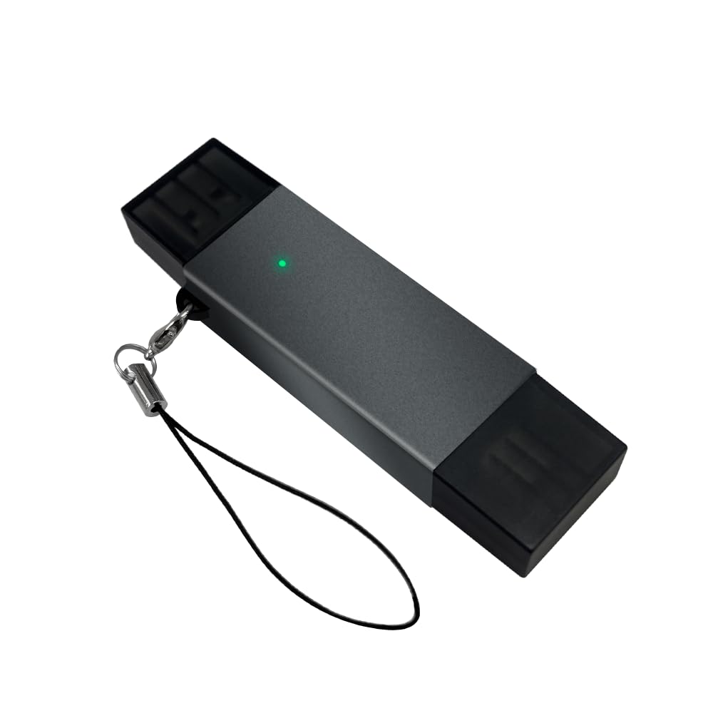 TEC Lector de tarjetas 2 en 1 USB-C/USB 3.2 MicroSD y adaptador de lector de tarjetas SD con doble salida USB. Compatible con iPhone 15 Pro Max, MacBook Pro/Air, Chromebook, Galaxy y más. Ideal para