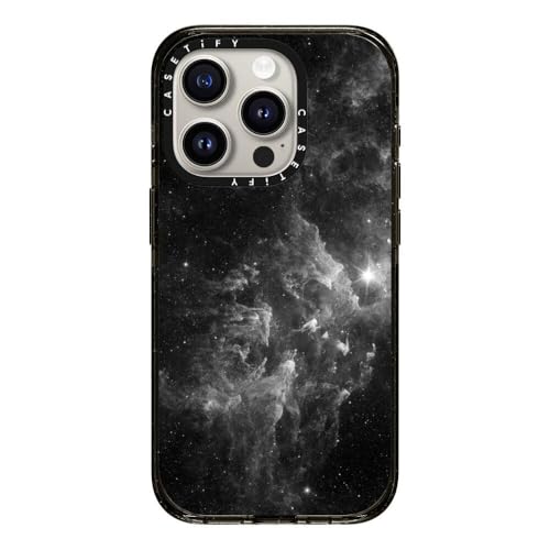 Coque iPhone 15 Pro marbre noir CASETiFY Impact protection fine haut de gamme antichoc