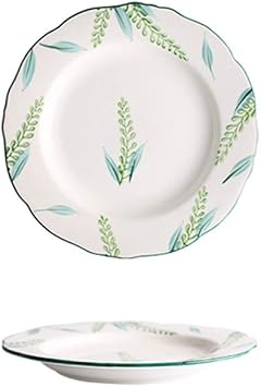 Dinnerware Set Plate Set Ceramic Dish Set Stoneware Dinnerware Set Dish Set Plate and Bowl Set Dish Set-2pc,8 inch plate
