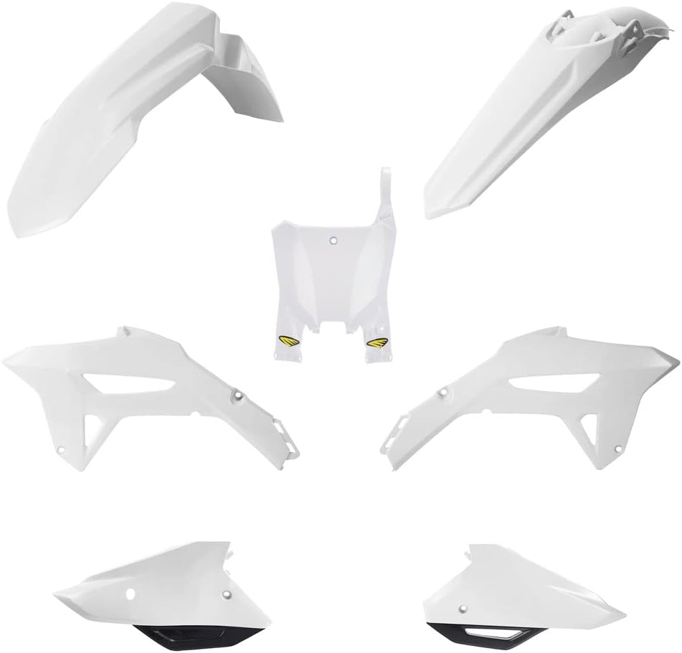 Cycra Replica Plastic Kit White/Black For Honda CRF450R 2021-2024