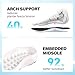 JACKSHIBO Women's Easy Slip in Hands up Free Wide Toe Box Road Running Shoes Arch Support Cushion Walking Tennis Workout Gym Trail Athletic Casual Fashion Sneakers Zero Drop Lightweight Black Size 8